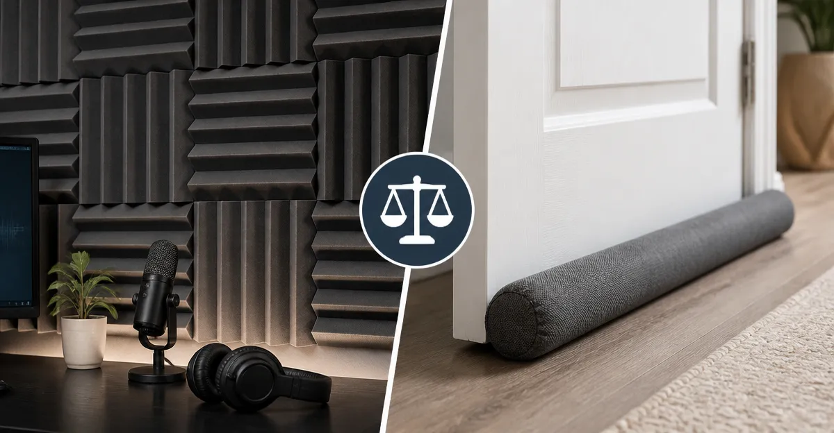 Acoustic Foam vs Draft Stoppers: In‑Depth Amazon Product Comparison
