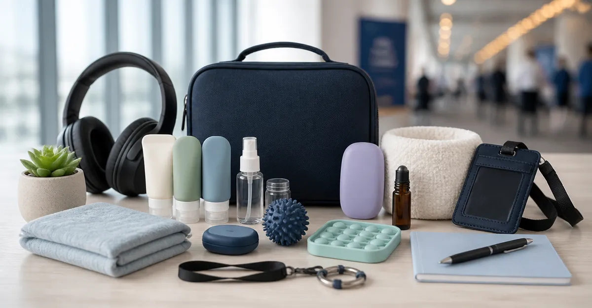 12 Essential Items for a Sensory Travel Kit at Conferences