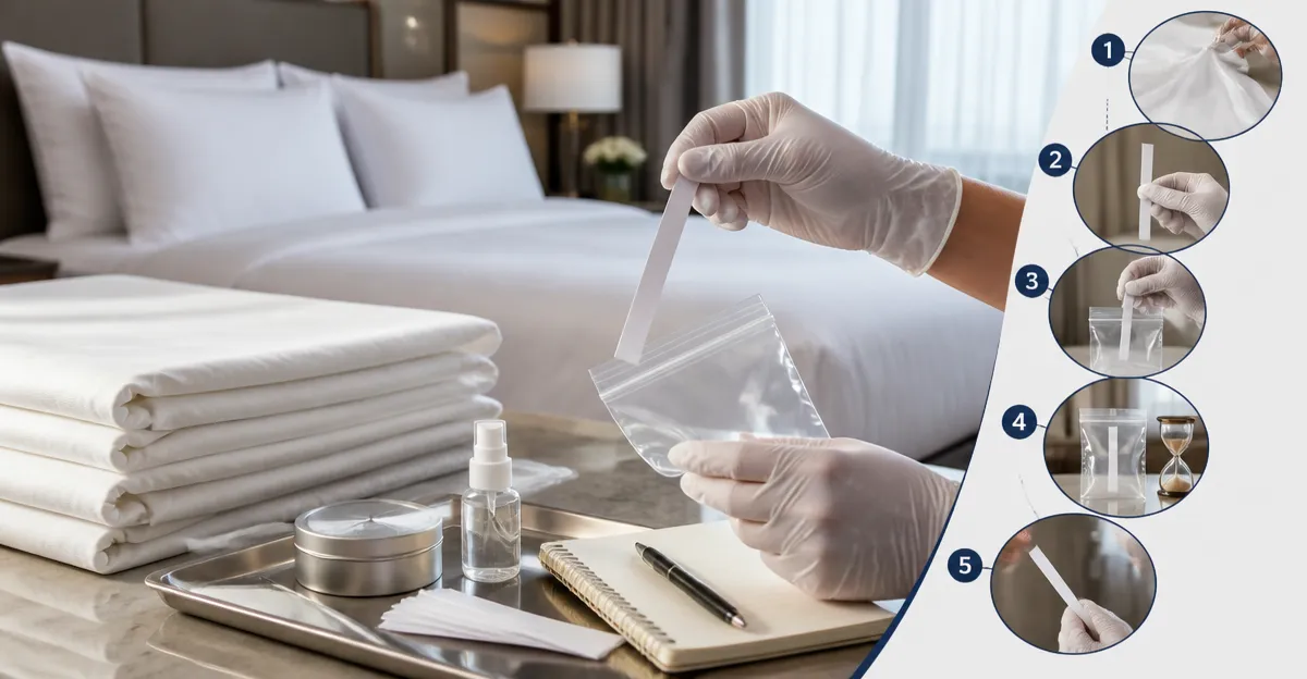 How to Test Hotel Bedding for Hidden Fragrances Using the Scent-Strip Method
