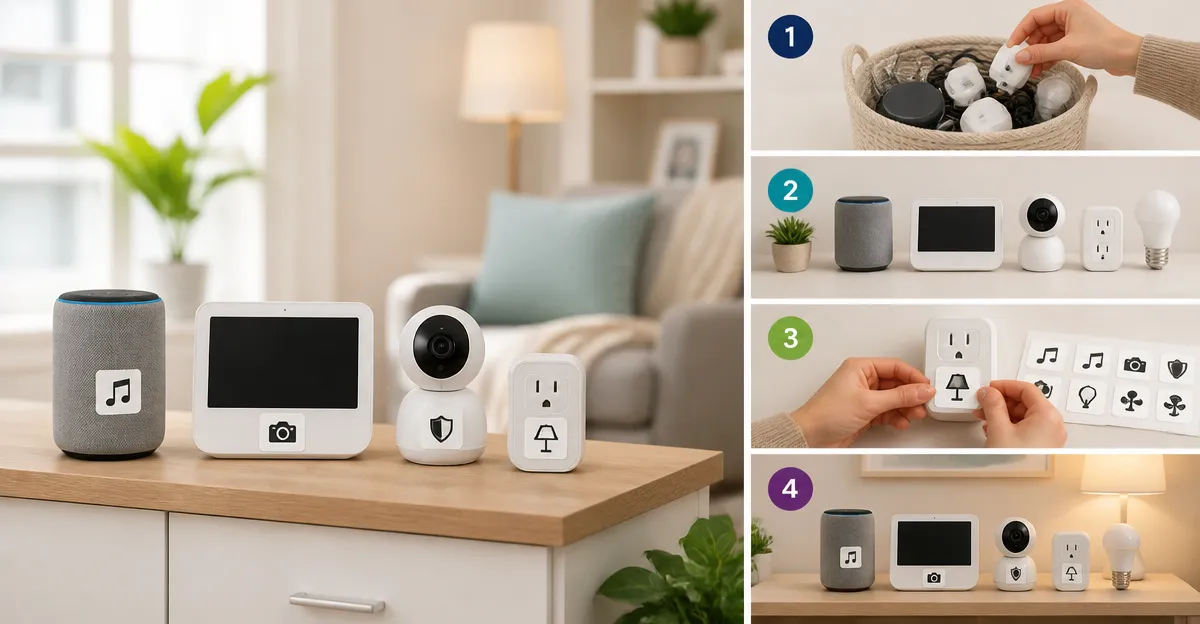 How to Declutter and Label Smart Home Devices for Cognitive Impairment