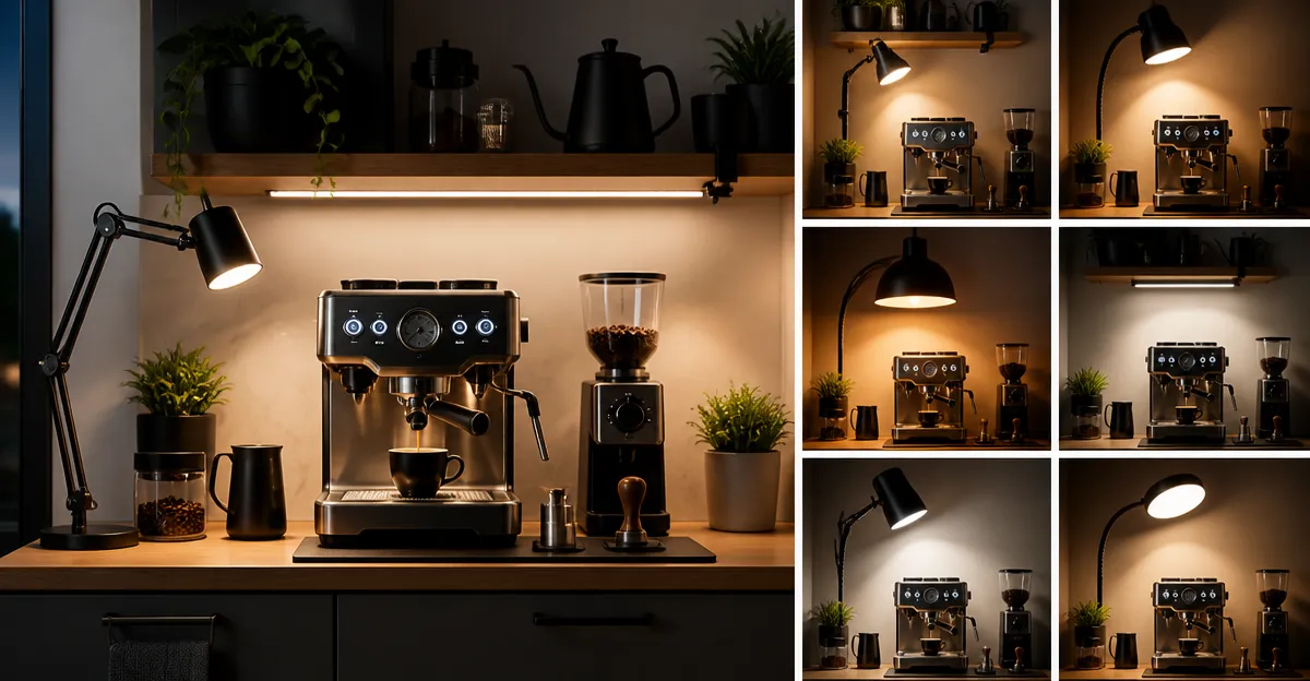 12 Task Lighting Ideas to Brighten Your Small-Kitchen Espresso Station