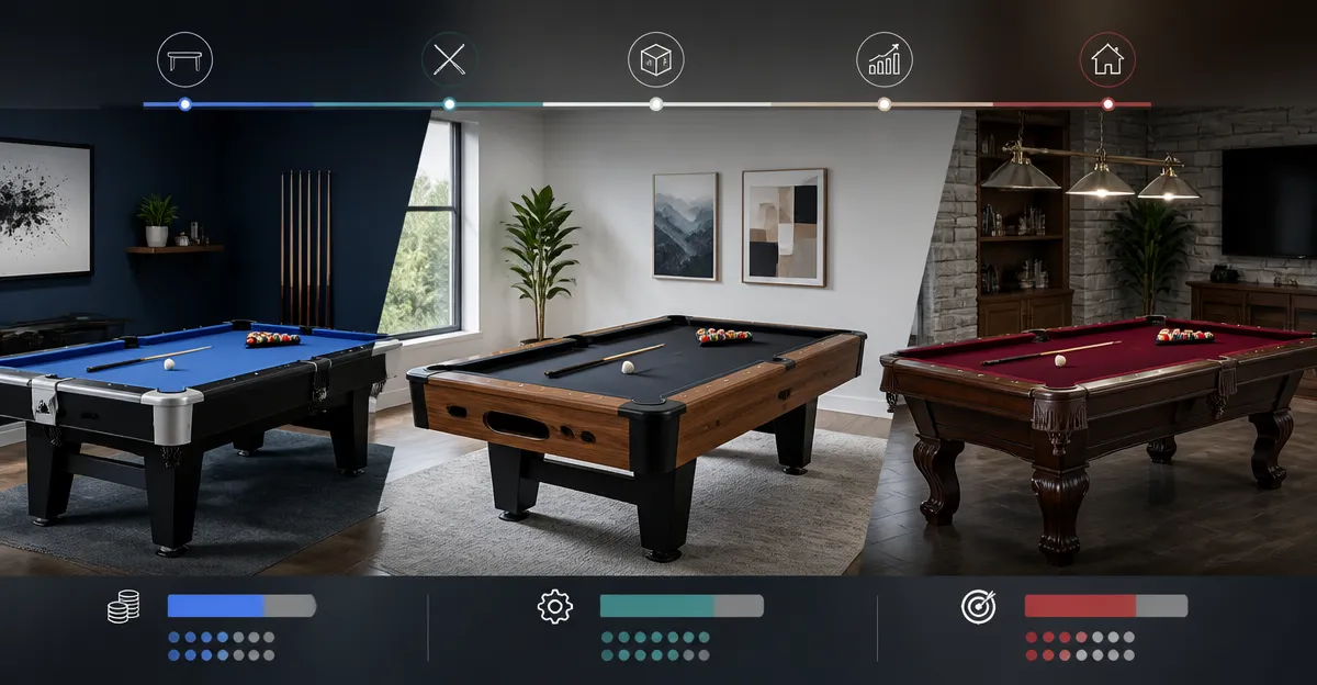 GoSports vs EastPoint vs American Legend Pool Tables: Detailed Comparison