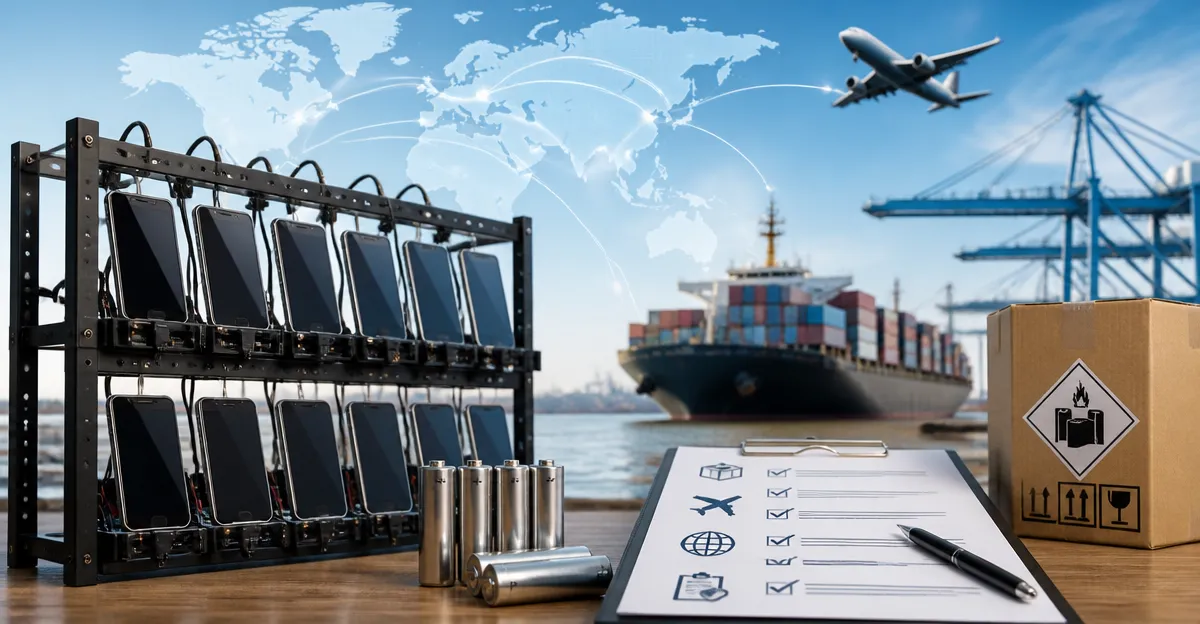 Ship Smartphone Rigs & Lithium Batteries Internationally