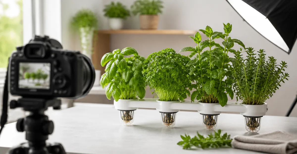 How to Photograph Hydroponic Herbs for Direct-to-Consumer Sales