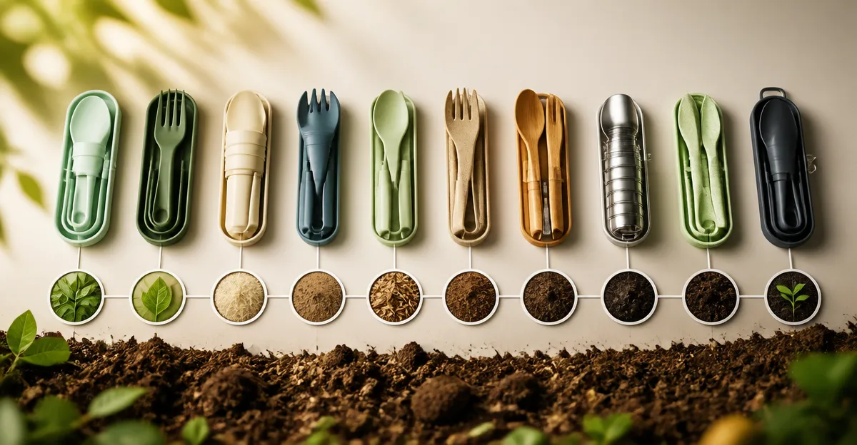 10 Collapsible Utensils and Their Biodegradation Timelines