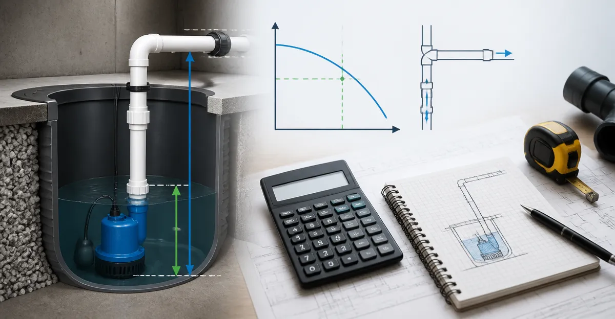 How to Calculate Sump Pump Head and Flow