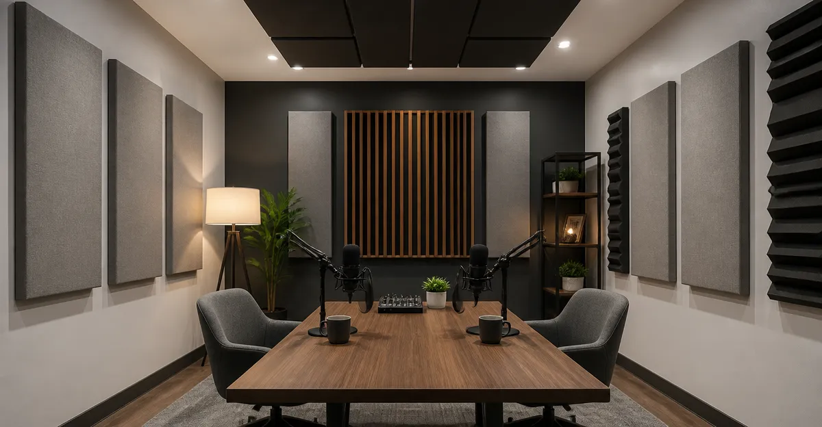 How to Reduce Flutter Echo in a Rectangular Podcast Room