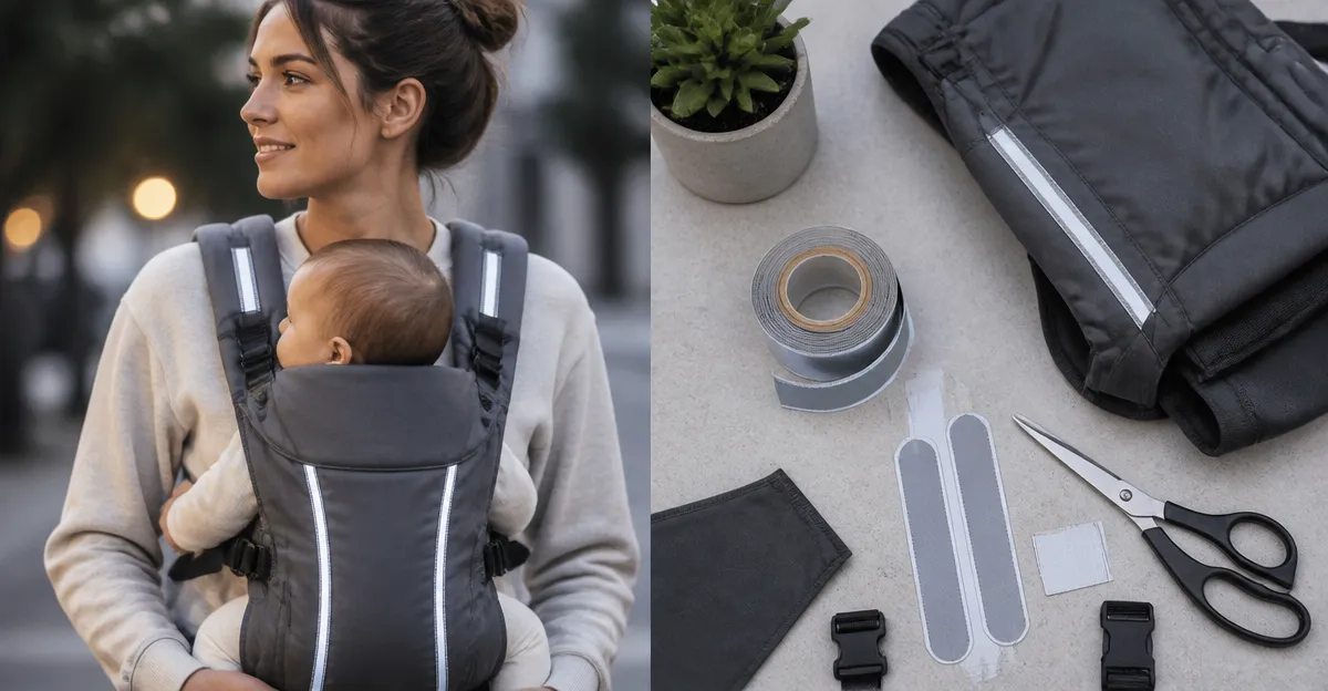 How to Add DIY Reflective Upgrades to Your Baby Carrier