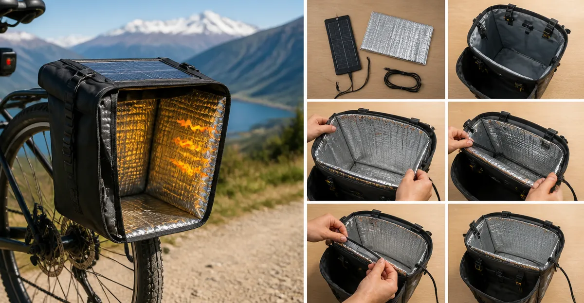 How to Retrofit Your Bike Pannier with a Solar‑Heated Liner