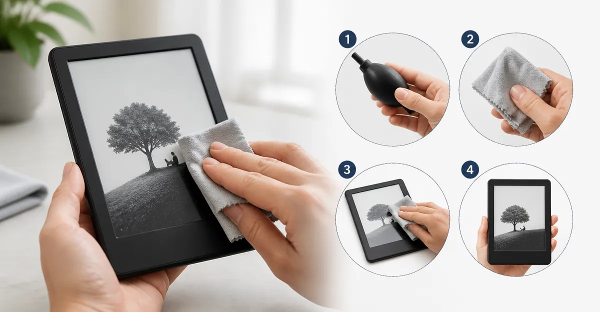 How to Clean Your E‑Reader Screen Safely