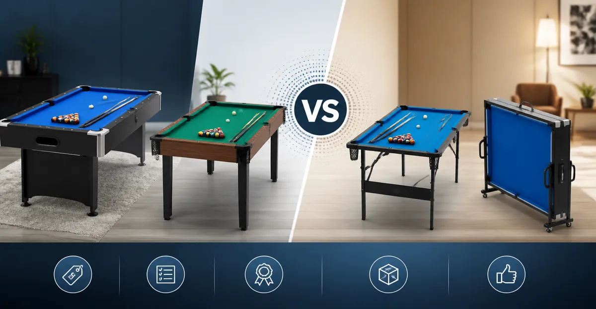 GoSports vs Hathaway Pool Tables: Detailed Amazon Comparison