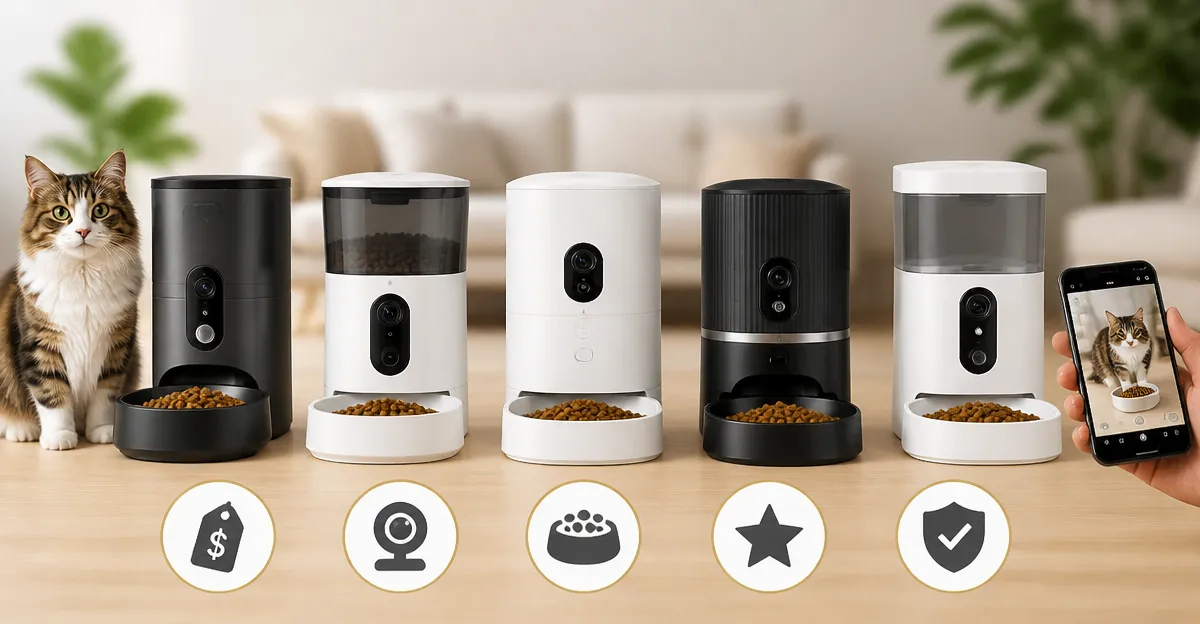 Best Automatic Cat Feeders with Camera 2024 Comparison