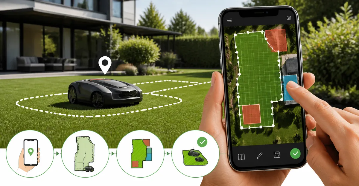 How to Use a Mapping App to Create Precise Mowing Zones for Your Robot Mower