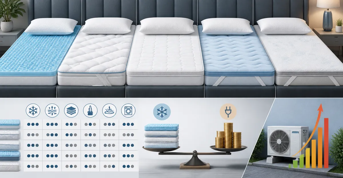 Queen Mattress Toppers Comparison: Niagara, ELNIDO, Elegear, and DOWNCOOL