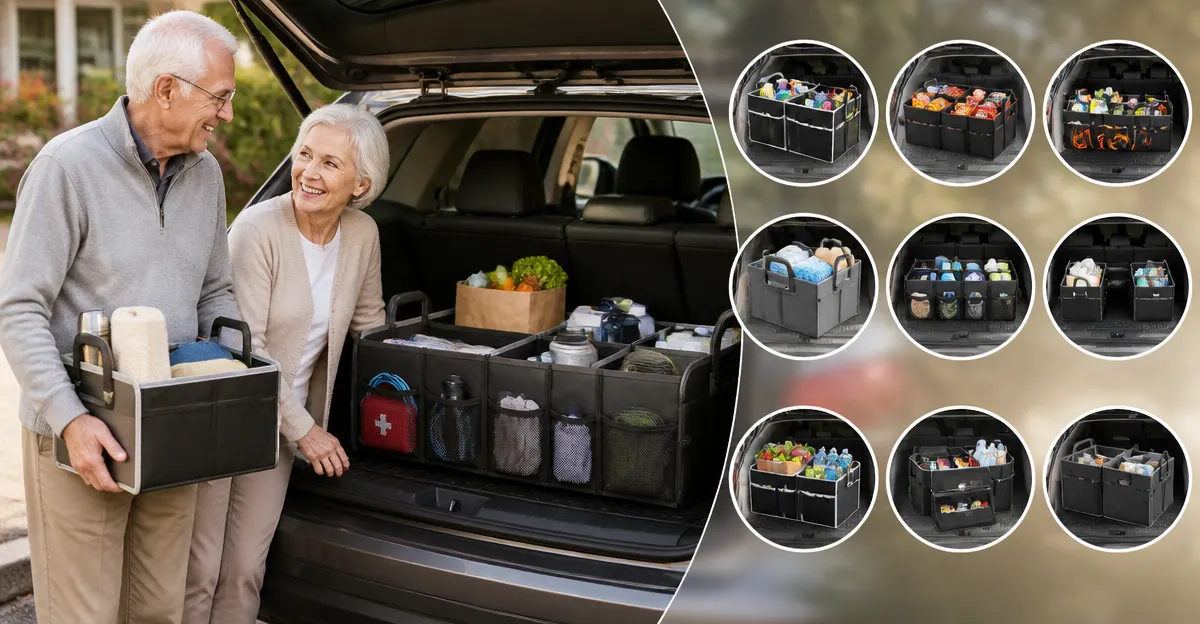 10 Ergonomic Trunk Organizer Setups for Seniors & Grandparents