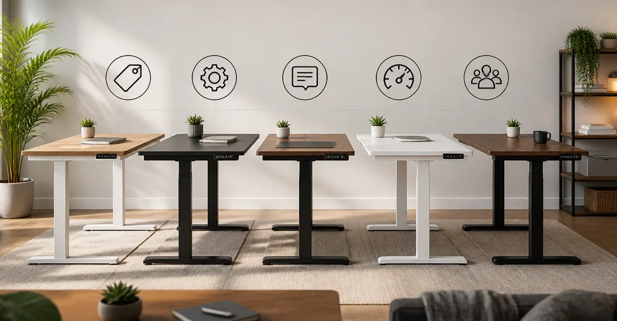 48x24 Electric Standing Desks Compared
