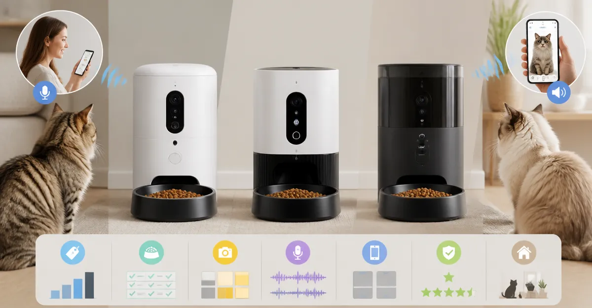 MUBBI vs faroro vs PETLIBRO: Best Automatic Cat Feeders with Camera