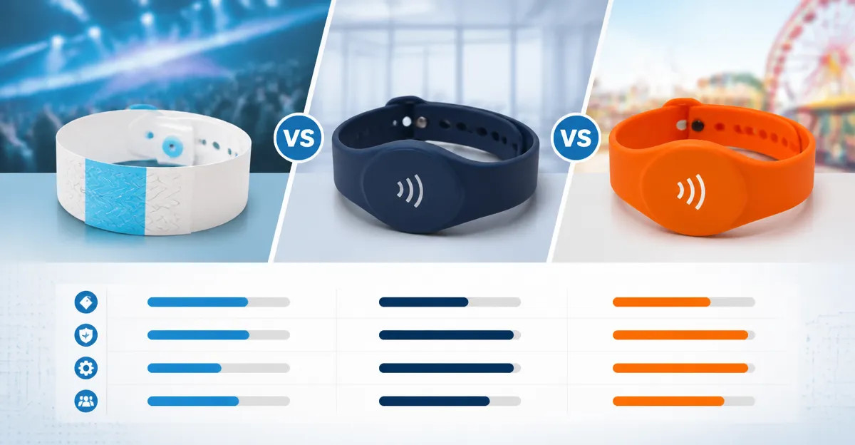 WristCo vs hecere vs YARONGTECH RFID Wristbands: Detailed Comparison