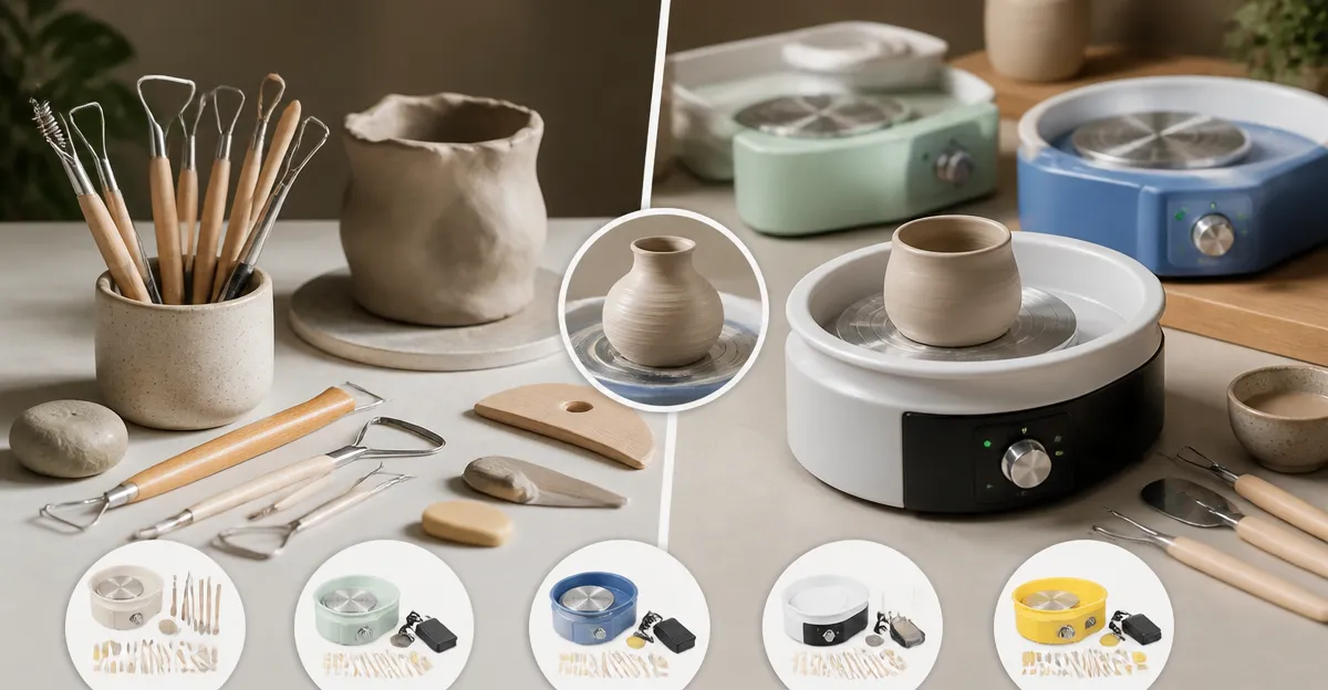 Clay Sculpting Tools vs Mini Pottery Wheels: In‑Depth Comparison