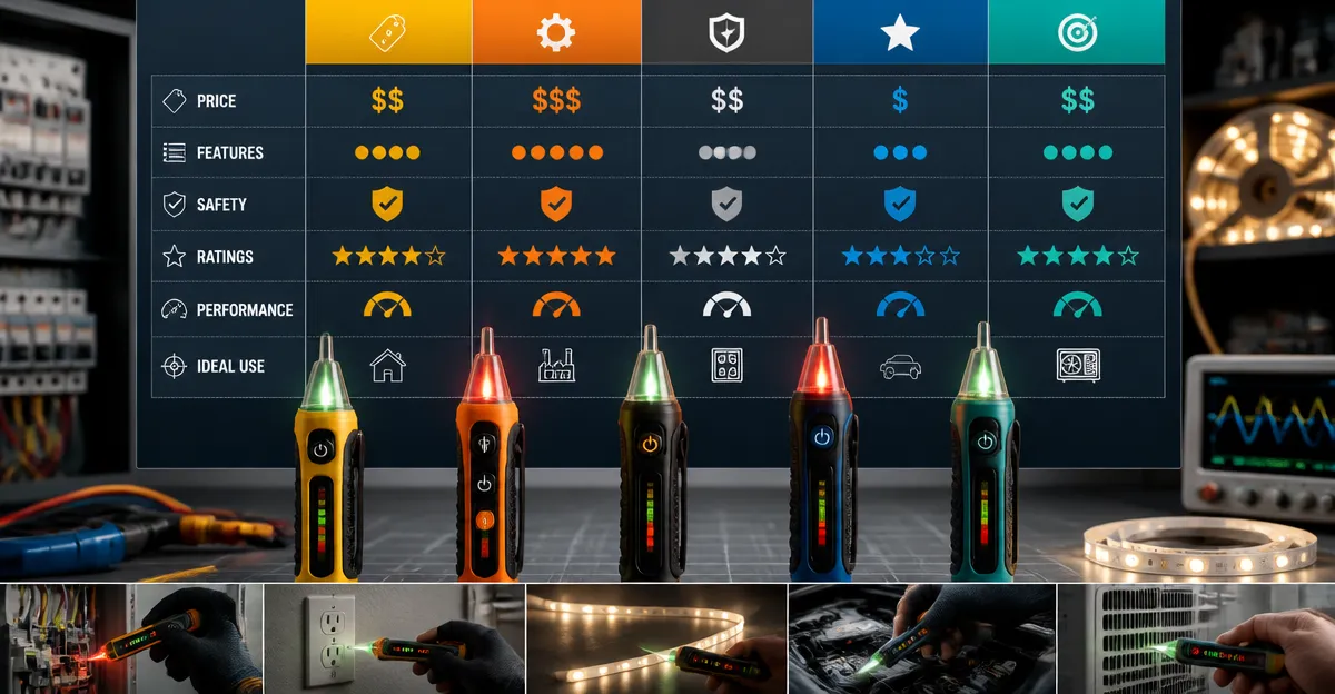 Fluke vs Klein vs KAIWEETS vs Neoteck vs VENLAB: Best Non‑Contact Voltage Tester