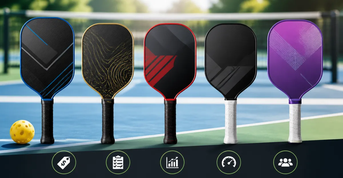 YVMOVE vs Vatic vs CZRR vs JOOLA Pickleball Paddle Comparison