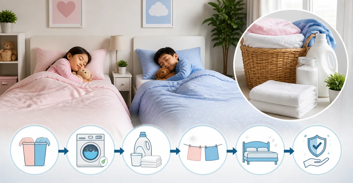How to Prevent Bedding Cross‑Contamination Between Siblings with Eczema