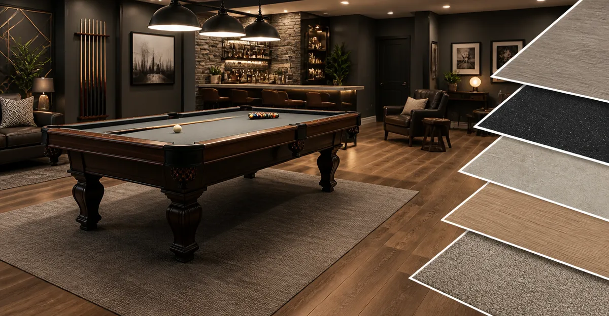 Best Flooring Under a Pool Table: Complete Game Room Guide