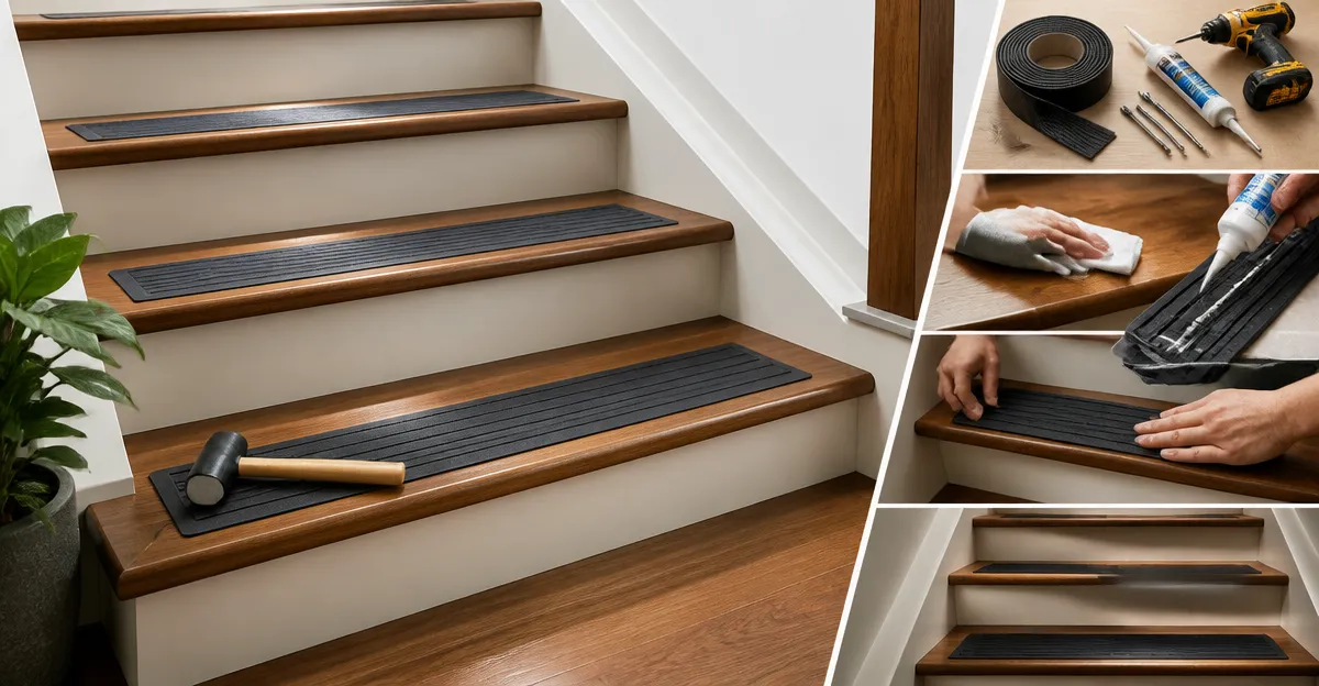How to Reduce Stair Noise When Adding Anti‑Slip Treads