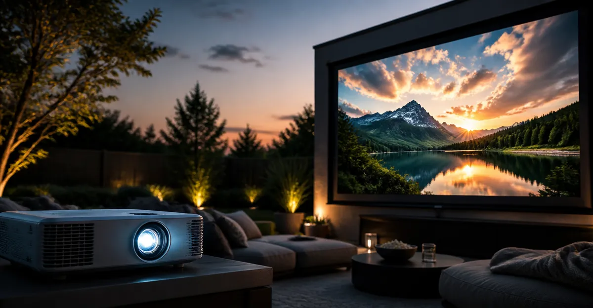 How to Optimize HDR Projector Settings for Outdoor Viewing