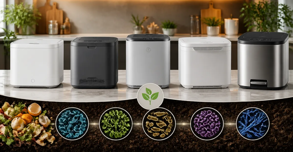 Airthereal vs Ouaken vs Reencle: Best Electric Kitchen Composters Compared