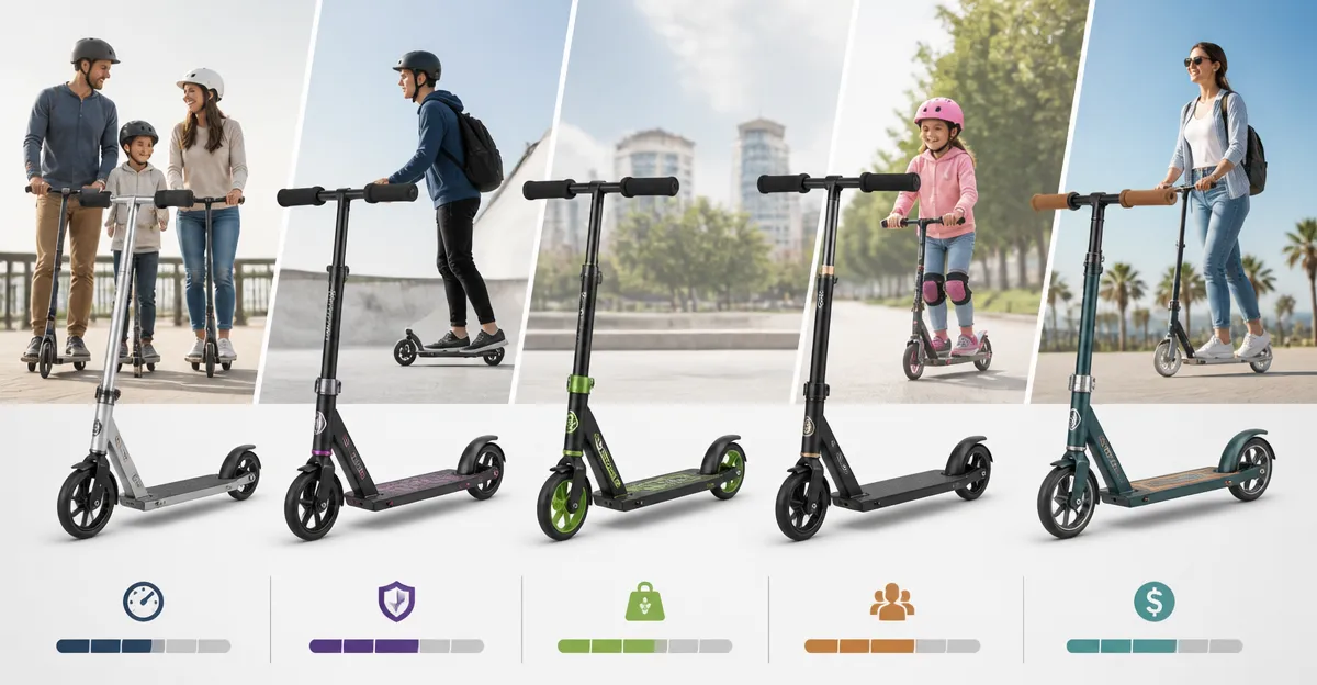 Razor A6 vs LaScoota vs Madd Gear vs GRENYX Scooters: In‑Depth Comparison