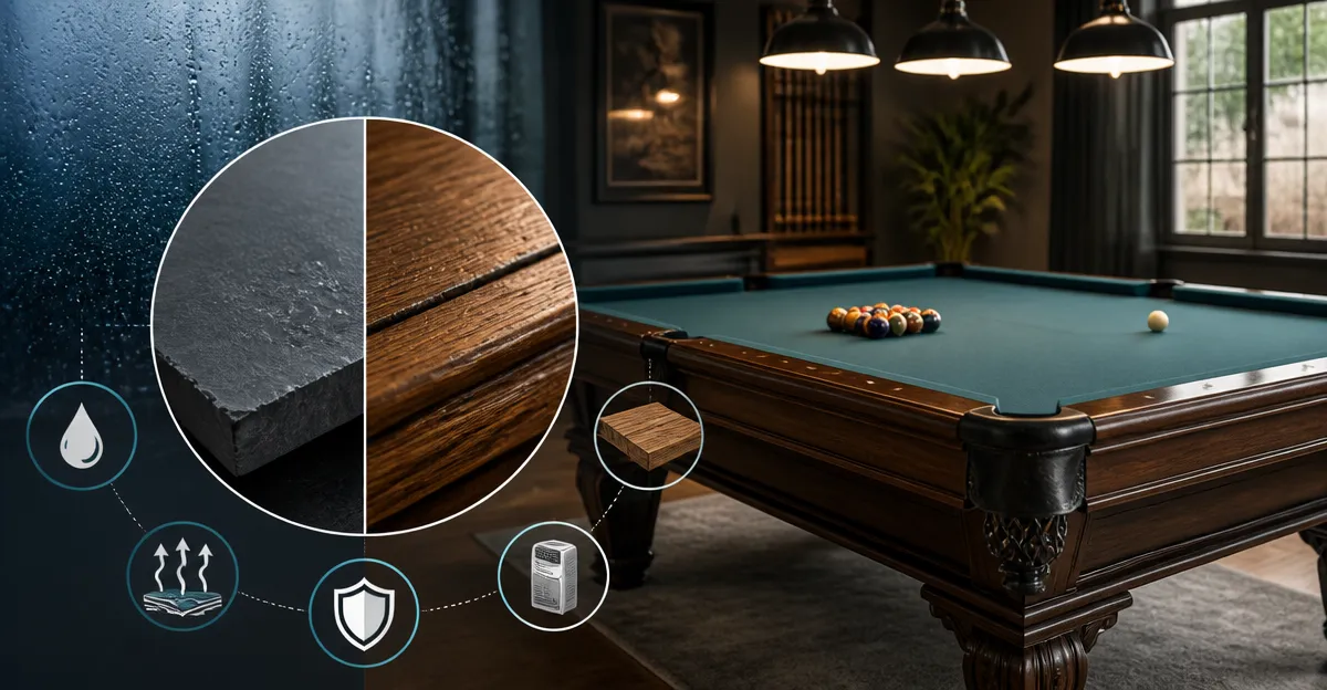 How Humidity Affects Pool Table Slate and Wood: Ultimate Guide