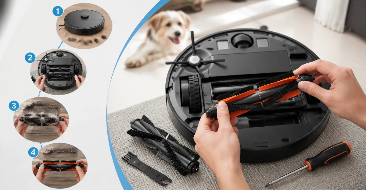 Upgrade Robot Vacuum Brushes for Pet Hair – DIY Guide