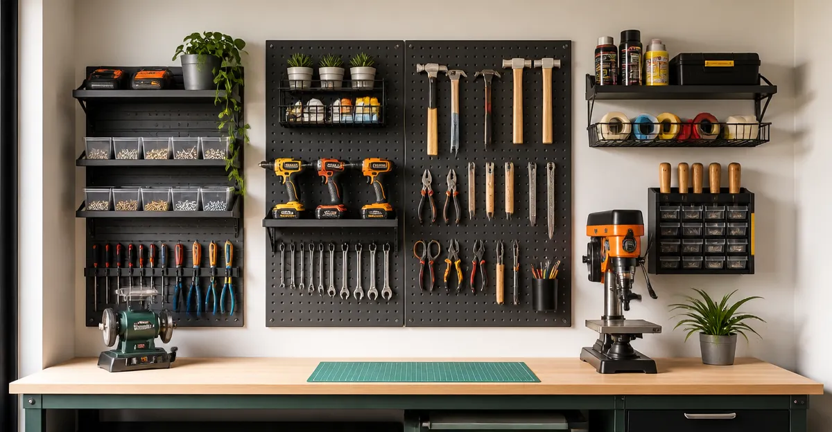 12 Space‑Saving Vertical Wall Storage Ideas for Tiny Workshops
