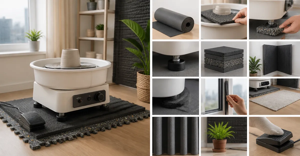 Reduce Mini Pottery Wheel Noise: 12 DIY Soundproofing Tips