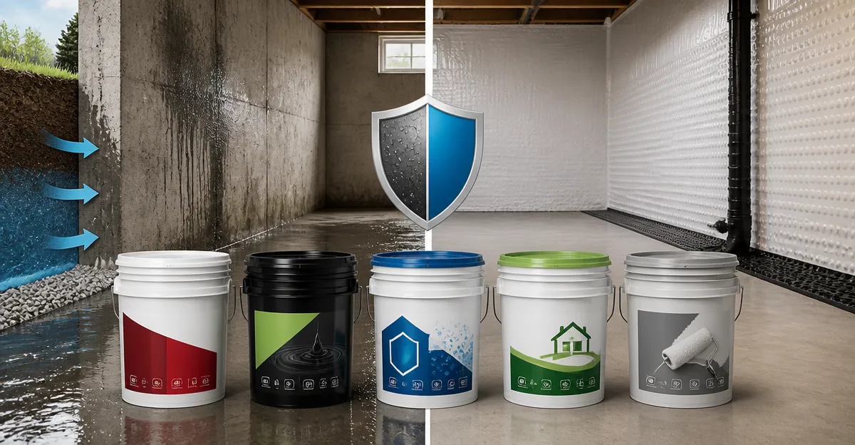 Basement Waterproofing Solutions: KILZ vs Liquid Rubber vs RadonSeal vs Ames vs INSL‑X