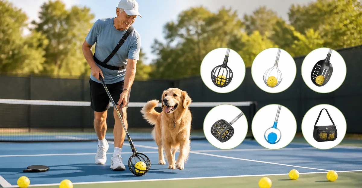 10 Best Pickleball Ball Retrievers for Seniors and Their Dogs