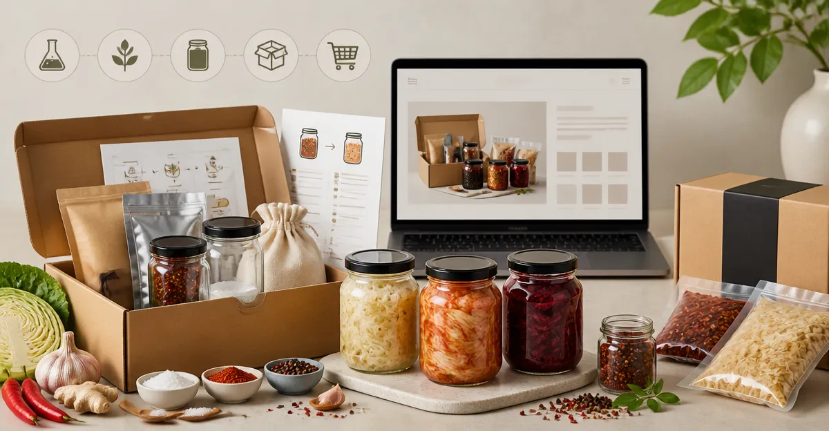 Shelf-Stable Fermented Condiment Kits for eCommerce: Complete Design Guide
