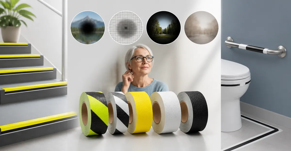 Color Contrast Tape: Complete Guide for Low Vision and Eye Conditions