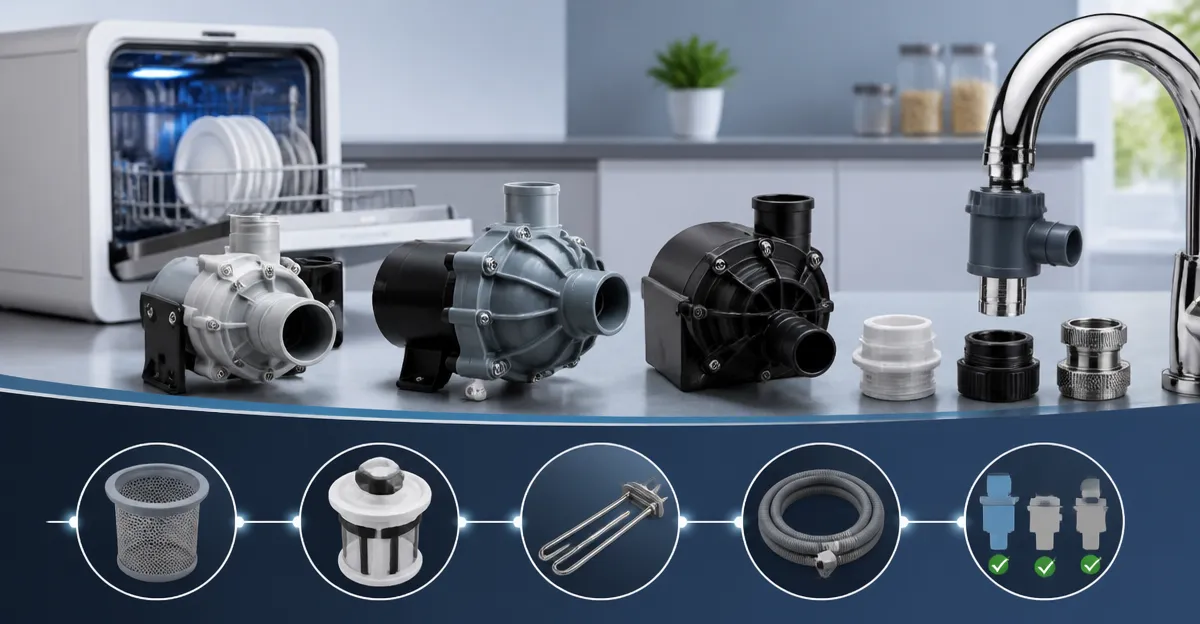 Dishwasher Pump & Adapter Comparison Guide 2026