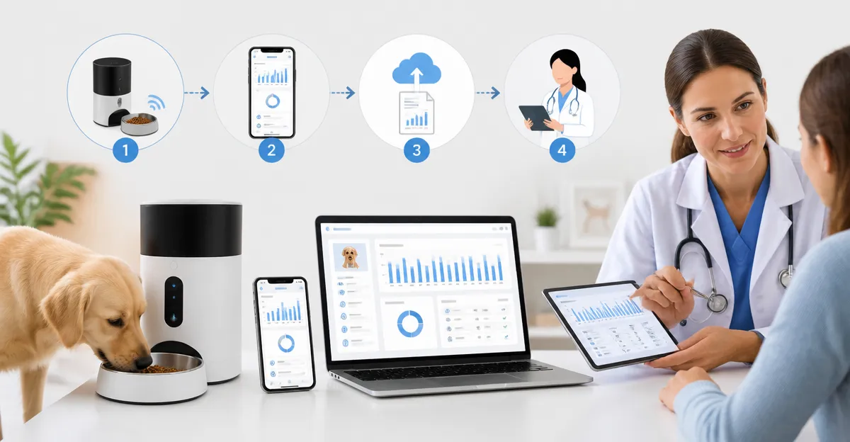 How to Share Smart Feeder Data with Your Vet