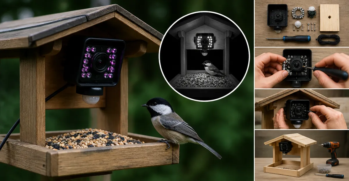 DIY IR Illuminator Bird Feeder Camera Guide