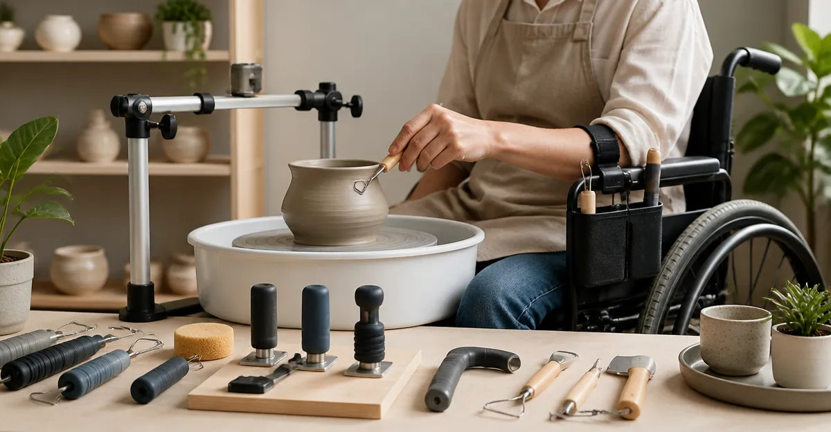 Adaptive Pottery Tools for Limited Mobility