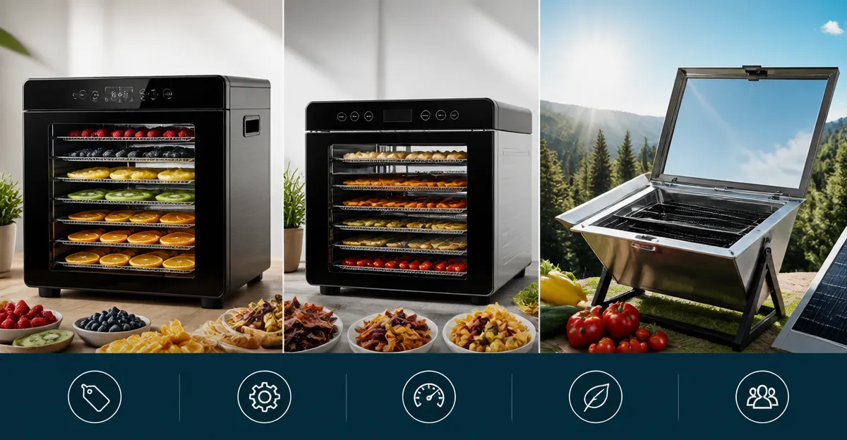 Cosori vs Magic Mill vs SolCook: Dehydrator & Solar Cooker Comparison 2024