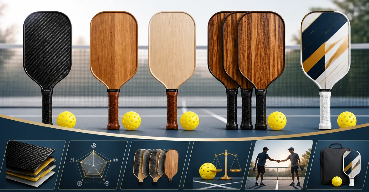 Pickleball vs Wooden Paddles: Detailed Comparison and Buying Guide