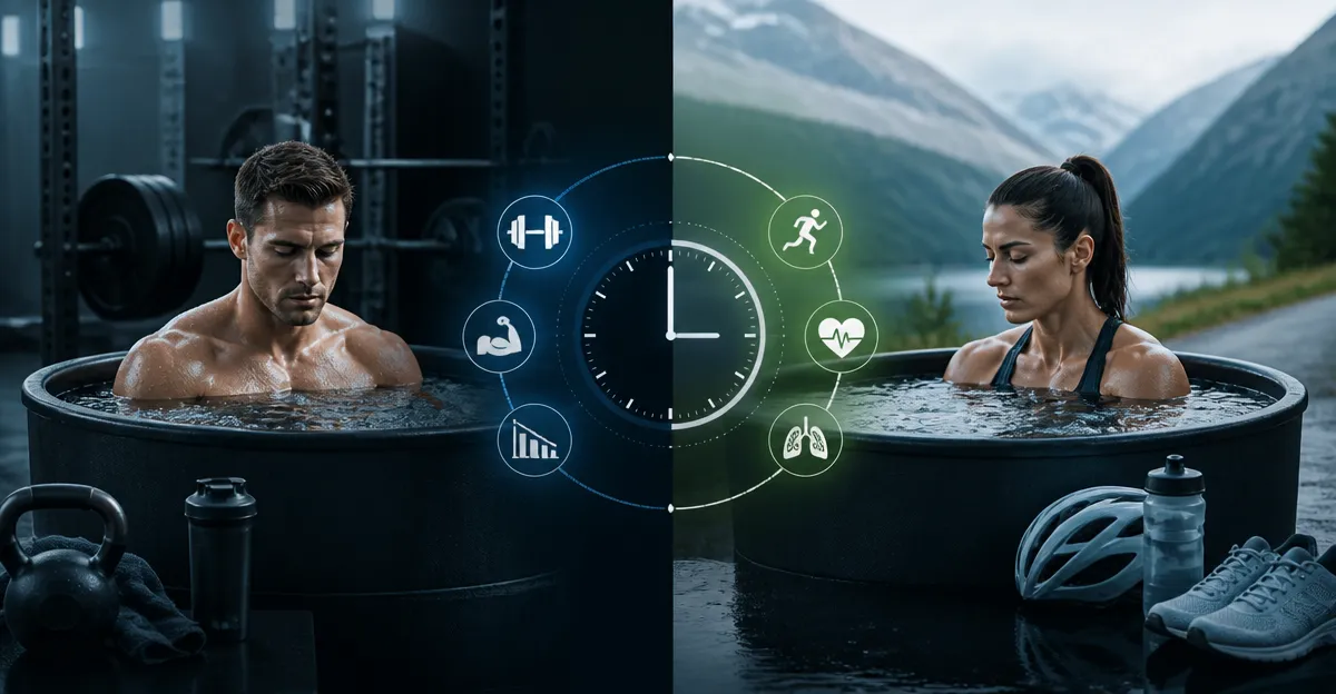 Cold Plunge Timing Guide: Strength vs Endurance Athletes