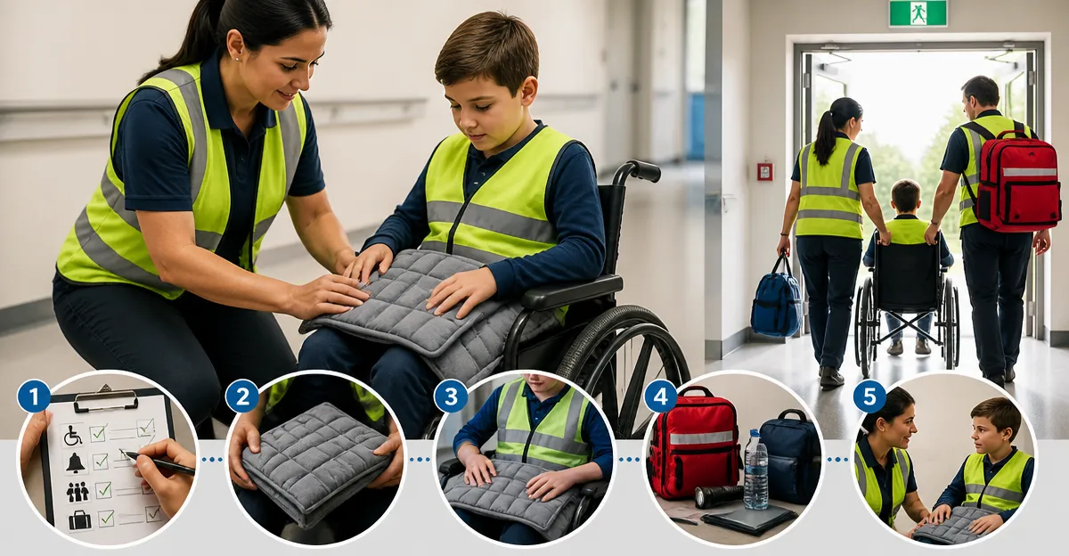 How to Use Weighted Lap Pads Safely During Emergency Evacuations