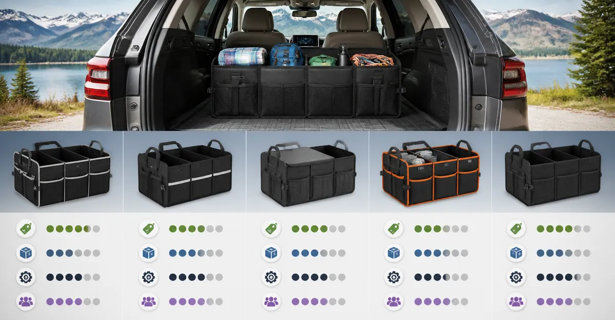 Comparing Top Car Trunk Organizers: Features, Price, and Performance