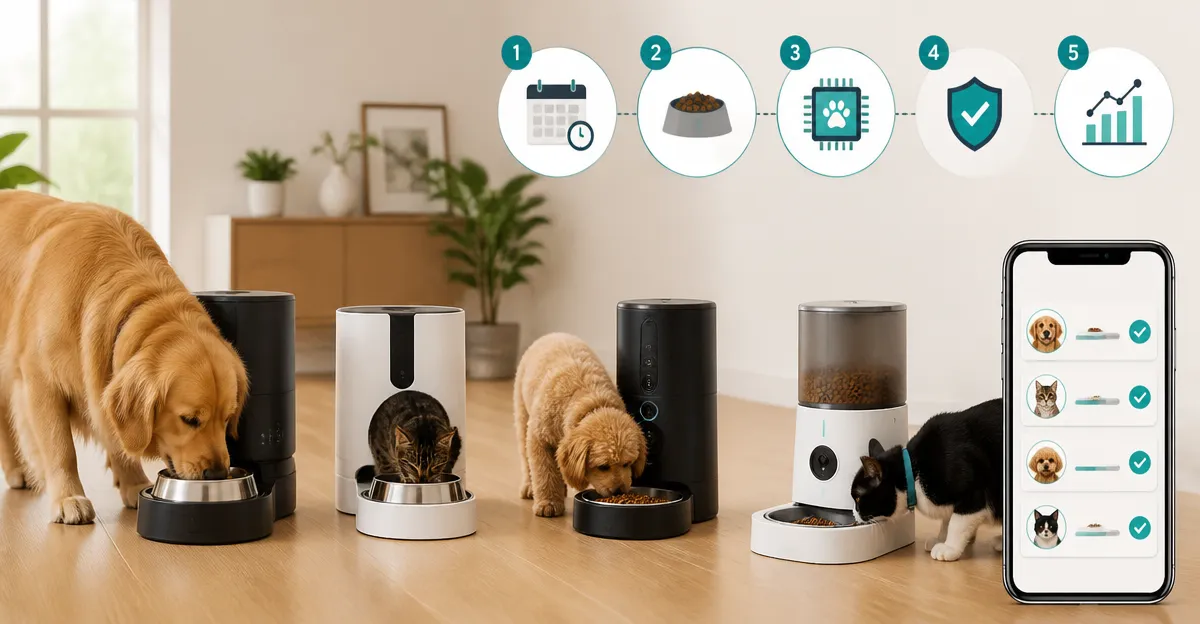 How to Synchronize Feeding Times for Multi‑Pet Households