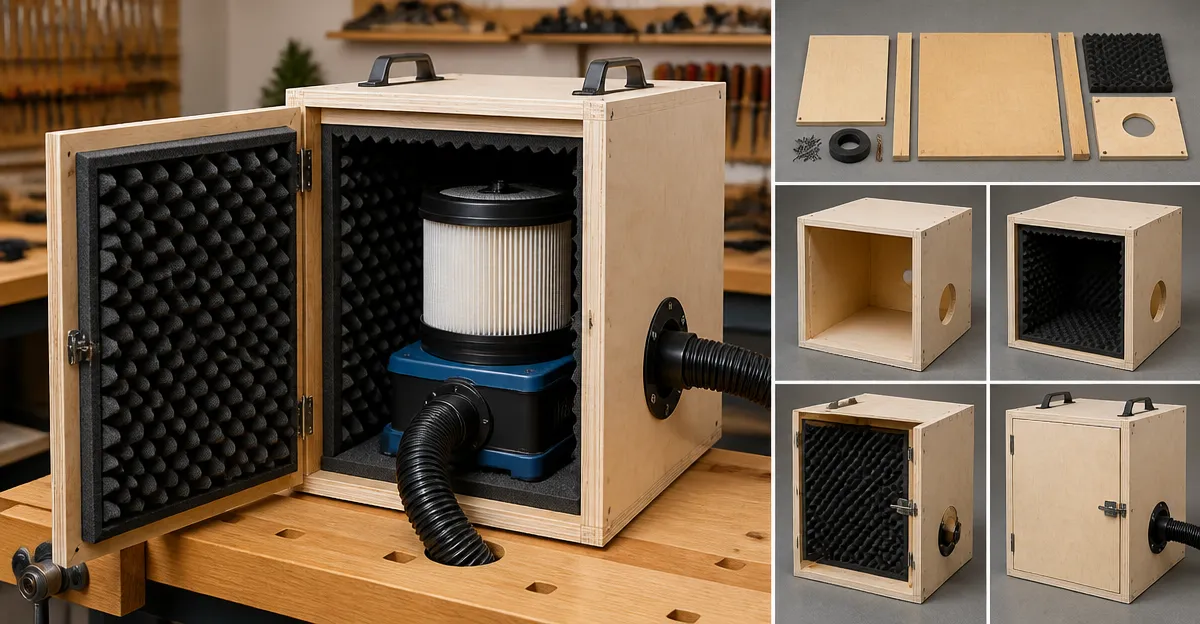 How to Build a DIY Soundproof Box for a Benchtop Dust Extractor